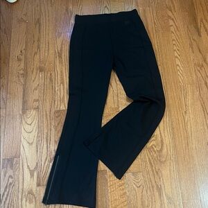 FRAME Black pants Seamed Stretch Jersey Compression Trousers Women’s M Travel